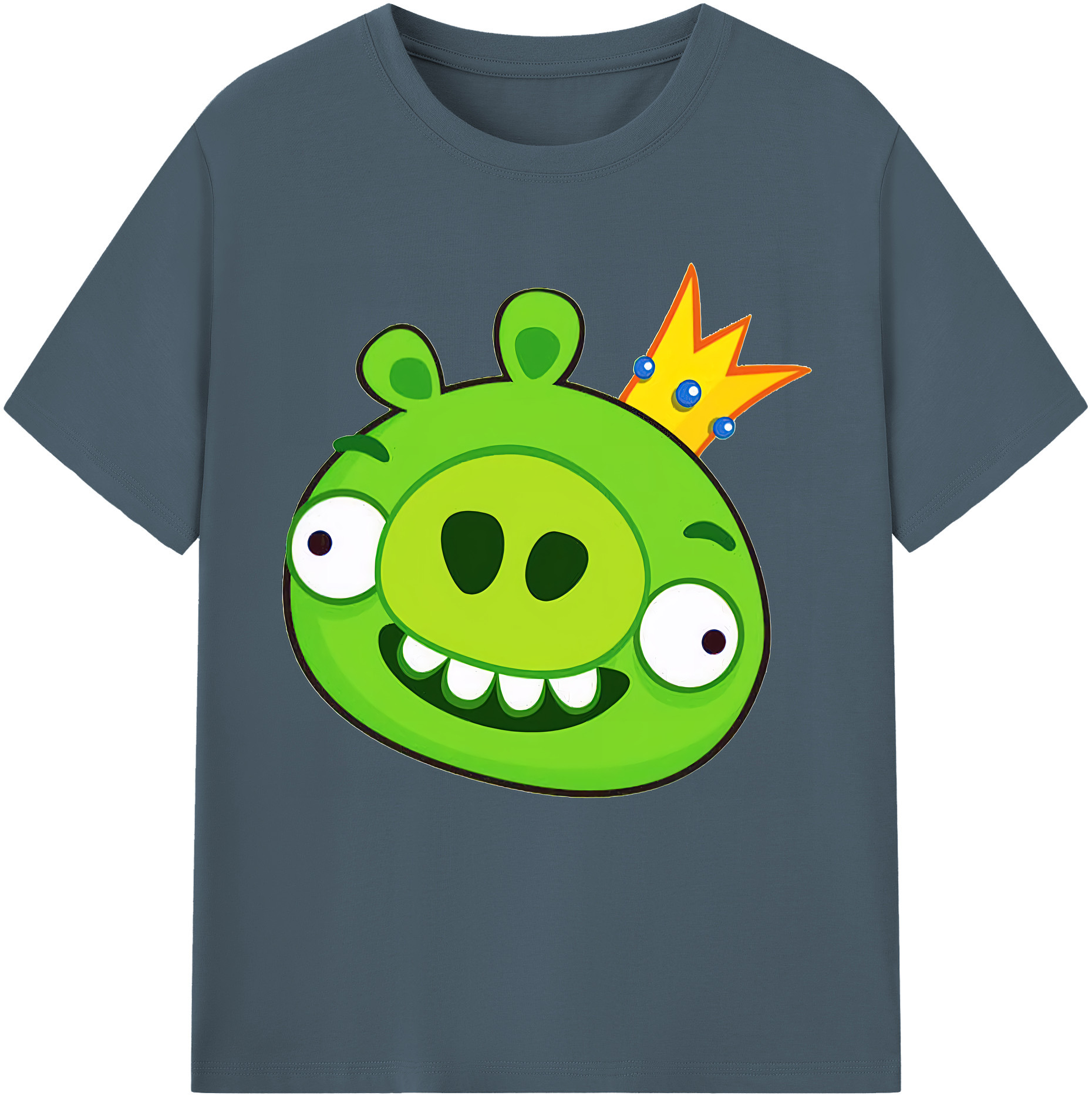 （画像用） Angry Birds アングリーバード 綿100％半袖Tシャツ（フロントプリント）